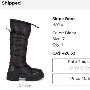 MUST HAVE NEW RAYE SLOPE BLACK BOOT